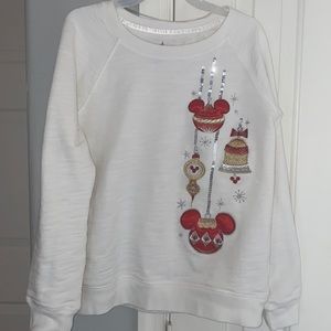 Christmas Holiday Disney Parks Ornament Sweater